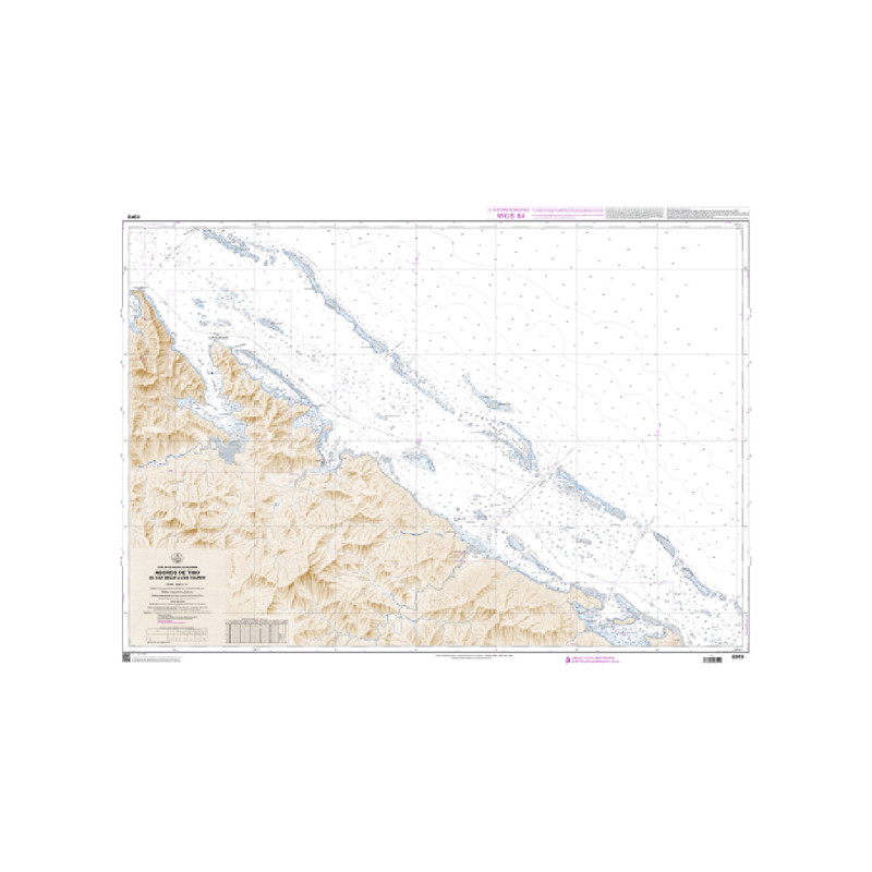 Shom C - 6949 - Abords de Thio - Du Cap Bégat à l'île Toupéti | Librairie Maritime Nautic Way
