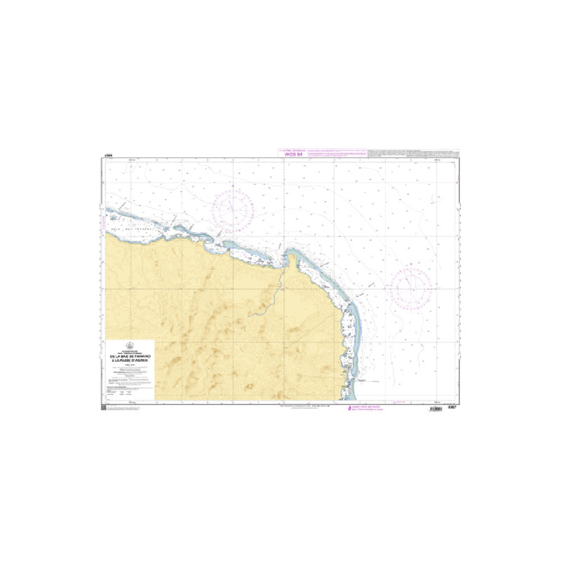 Shom C - 6957 - De la Baie de Taravao à la Passe d'Aiurua | Librairie Maritime Nautic Way