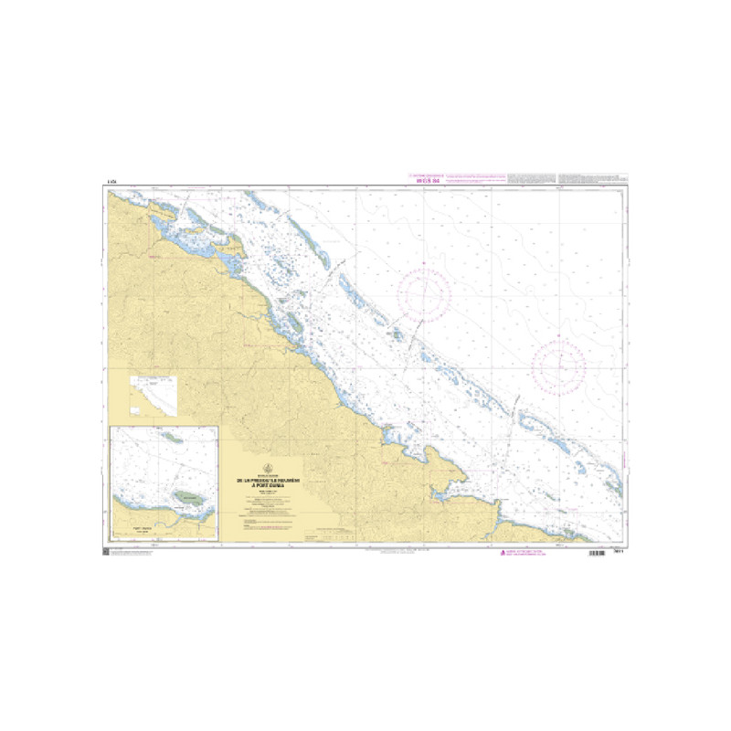 Shom C - 7011 - De la presqu'île Neuméni à Port-Ounia | Librairie Maritime Nautic Way