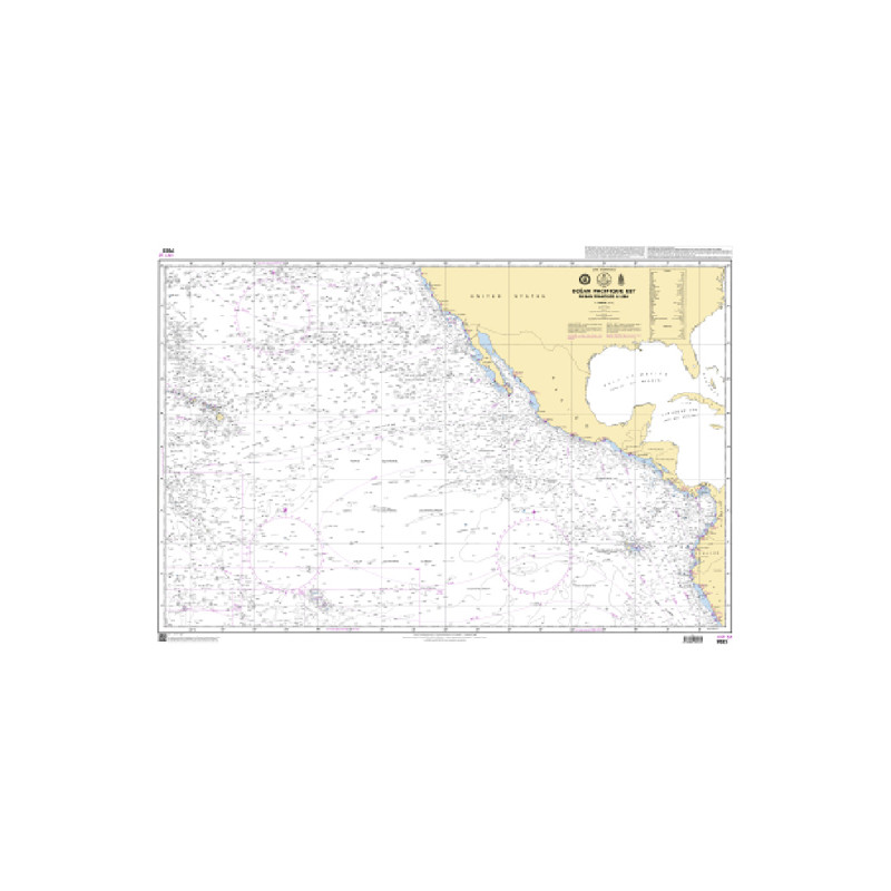 Shom C - 7023 - INT 51 - (fac-similé de la carte US 51) - De San Francisco à Lima | Librairie Maritime Nautic Way