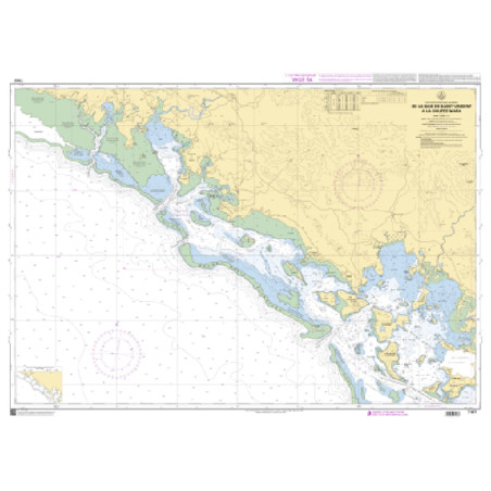 Shom C - 7167 - De la Baie de Saint-Vincent à la Coupée Mara | Librairie Maritime Nautic Way