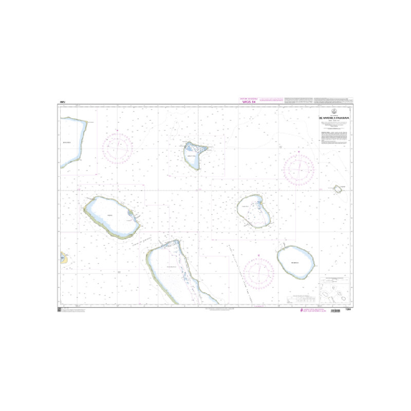 Shom C - 7260 - De Apataki à Fakarava | Librairie Maritime Nautic Way