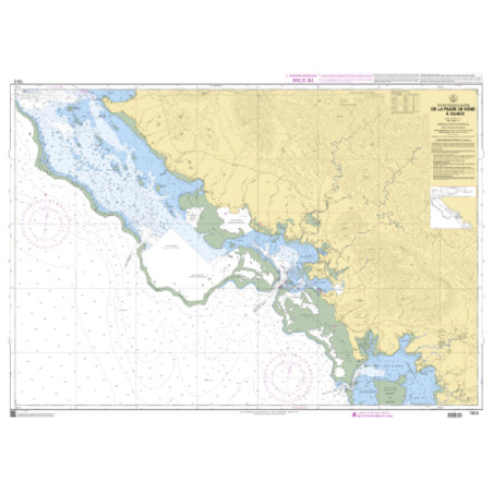 Shom C - 7313 - De la passe de Koné à Ouaco | Librairie Maritime Nautic Way