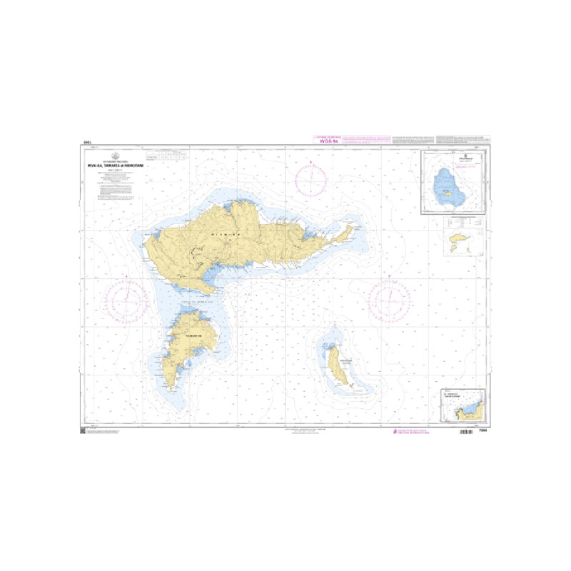 Shom C - 7355 - Hiva-Oa, Tahuata et Mohotani | Librairie Maritime Nautic Way