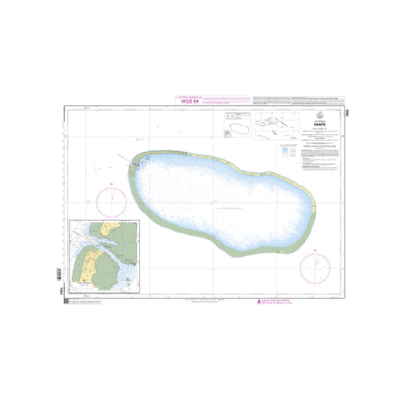Shom C - 7454 - Faaite | Librairie Maritime Nautic Way