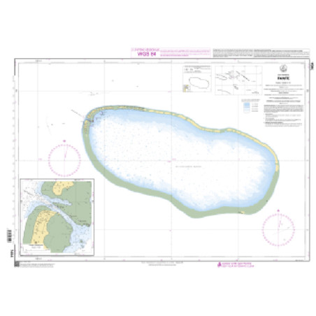 Shom C - 7454 - Faaite | Librairie Maritime Nautic Way
