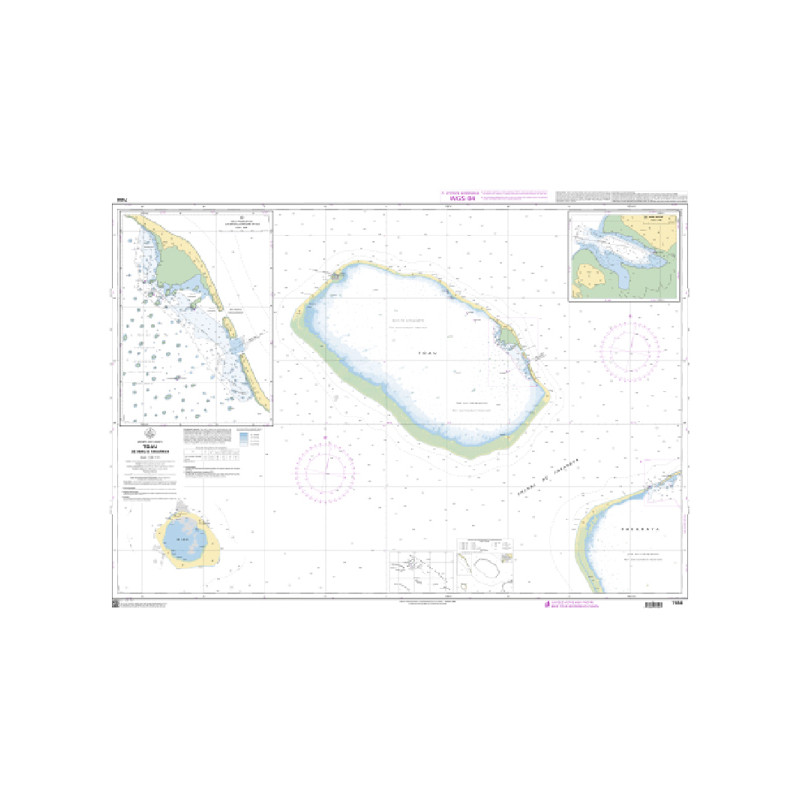 Shom C - 7456 - Toau - De Niau à Fakarava | Librairie Maritime Nautic Way