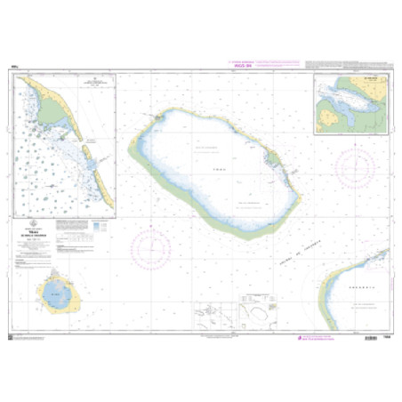 Shom C - 7456 - Toau - De Niau à Fakarava | Librairie Maritime Nautic Way