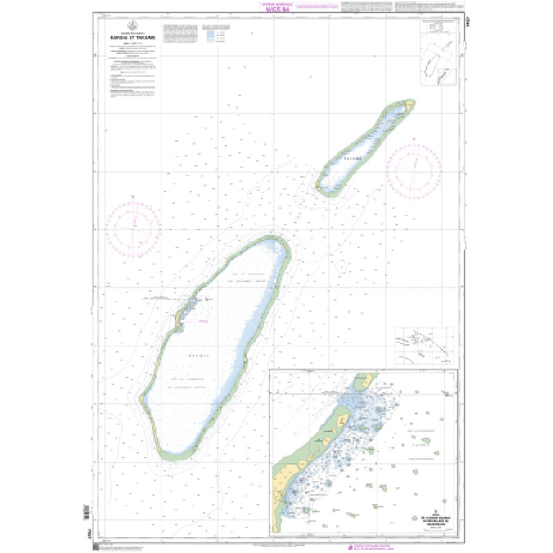 Shom C - 7457 - Raroia et Takume | Librairie Maritime Nautic Way