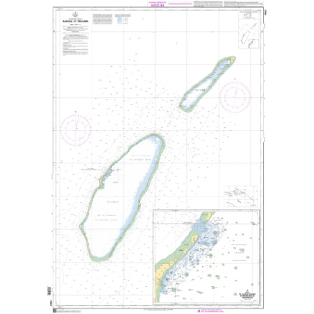 Shom C - 7457 - Raroia et Takume | Librairie Maritime Nautic Way