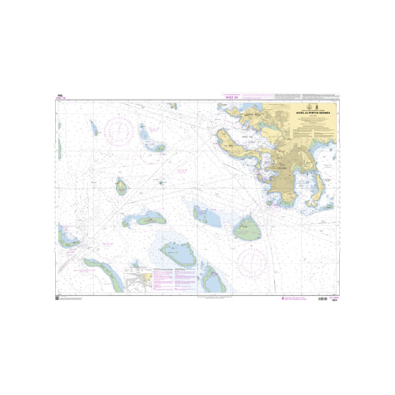 Shom C - 7644 - INT 6899 - Accès au Port de Nouméa | Librairie Maritime Nautic Way