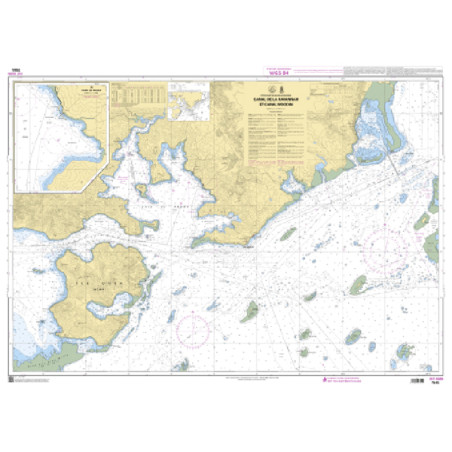 Shom C - 7645 - INT 6898 - Canal de La Havannah et Canal Woodin | Librairie Maritime Nautic Way