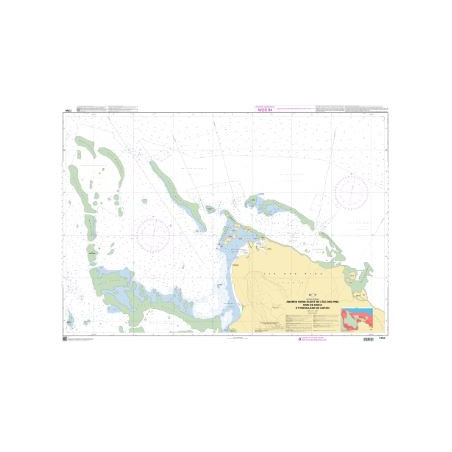 Shom C - 7764 - Abords Nord-Ouest de l'Île des Pins - Baie de Gadji et mouillage de Uapan | Librairie Maritime Nautic Way
