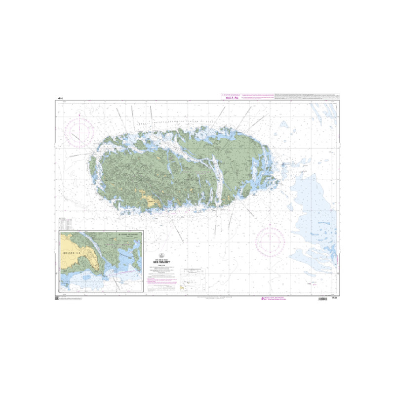 Shom C - 7134 - Iles Chausey | Librairie Maritime Nautic Way
