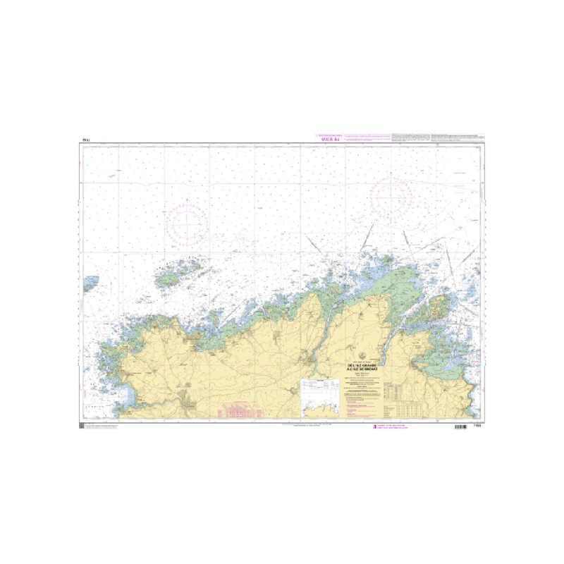 Shom C - 7152 - De l'Ile Grande à l'Ile de Bréhat | Librairie Maritime Nautic Way