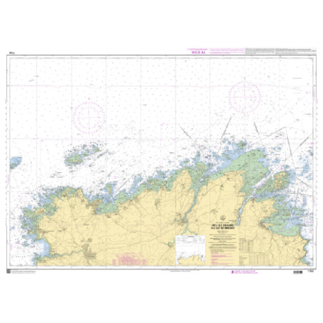 Shom C - 7152 - De l'Ile Grande à l'Ile de Bréhat | Librairie Maritime Nautic Way
