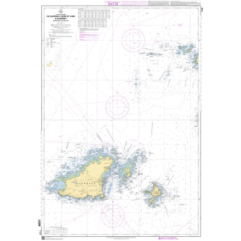 Shom C - 7159 - De Guernsey, Herm et Sark à Alderney - Bancs des Casquets | Librairie Maritime Nautic Way