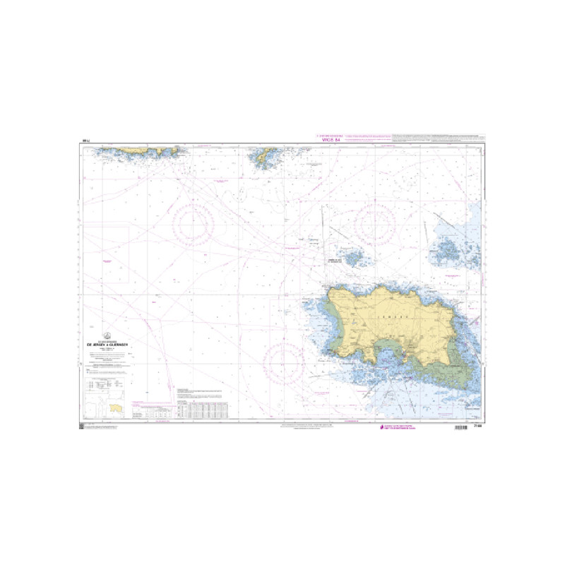 Shom C - 7160 - De Jersey à Guernsey | Librairie Maritime Nautic Way