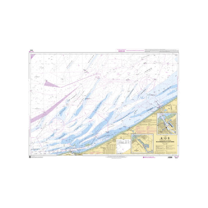 Shom C - 7214 - INT 1480 - (fac-similé de la carte BE 102) - De Dunkerque à Oostende | Librairie Maritime Nautic Way