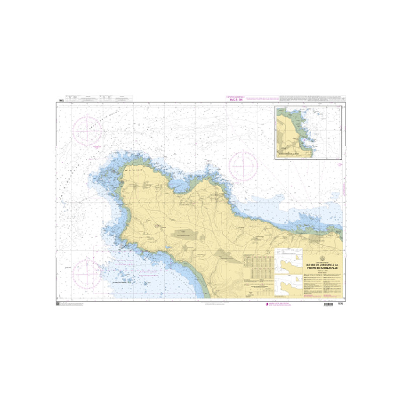 Shom C - 7232 - Du Nez de Jobourg à la Pointe de Nacqueville | Librairie Maritime Nautic Way