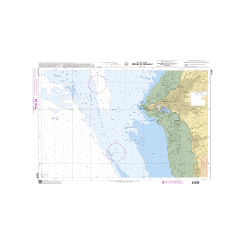 Shom C - 7341 - Abords de Granville | Librairie Maritime Nautic Way