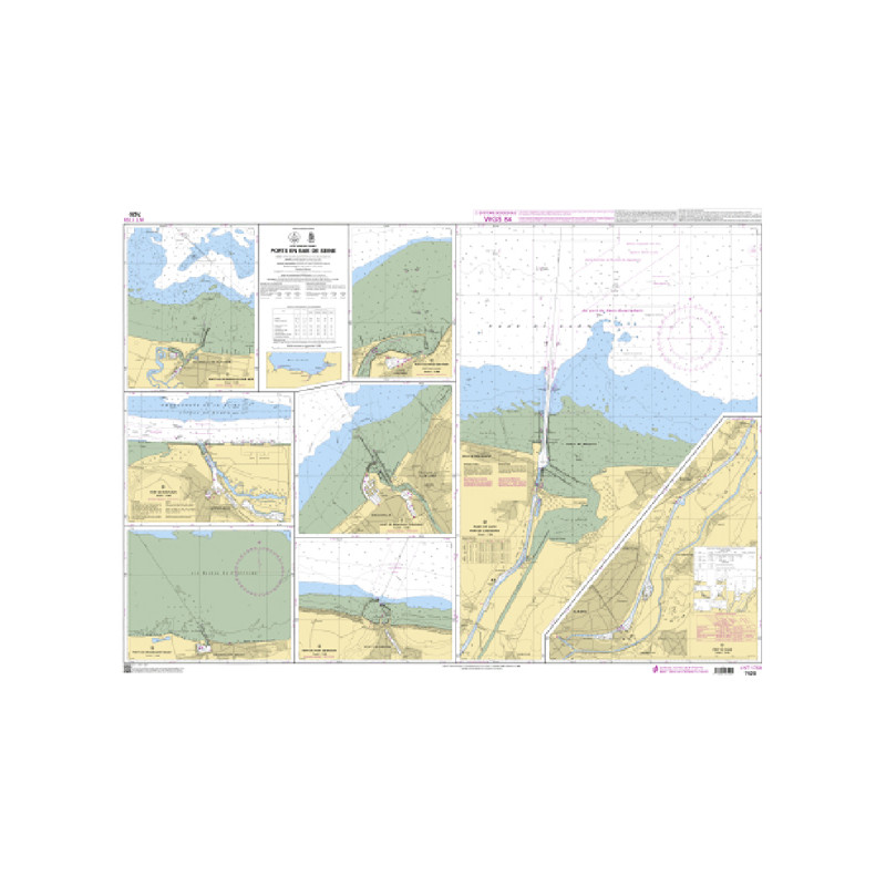 Shom C - 7420 - INT 1759 - Ports en Baie de Seine | Librairie Maritime Nautic Way