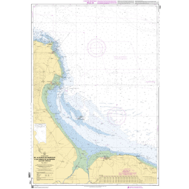 Shom C - 7422 - De la Pointe de Barfleur à La Pointe de La Percée - Iles Saint-Marcouf | Librairie Maritime Nautic Way