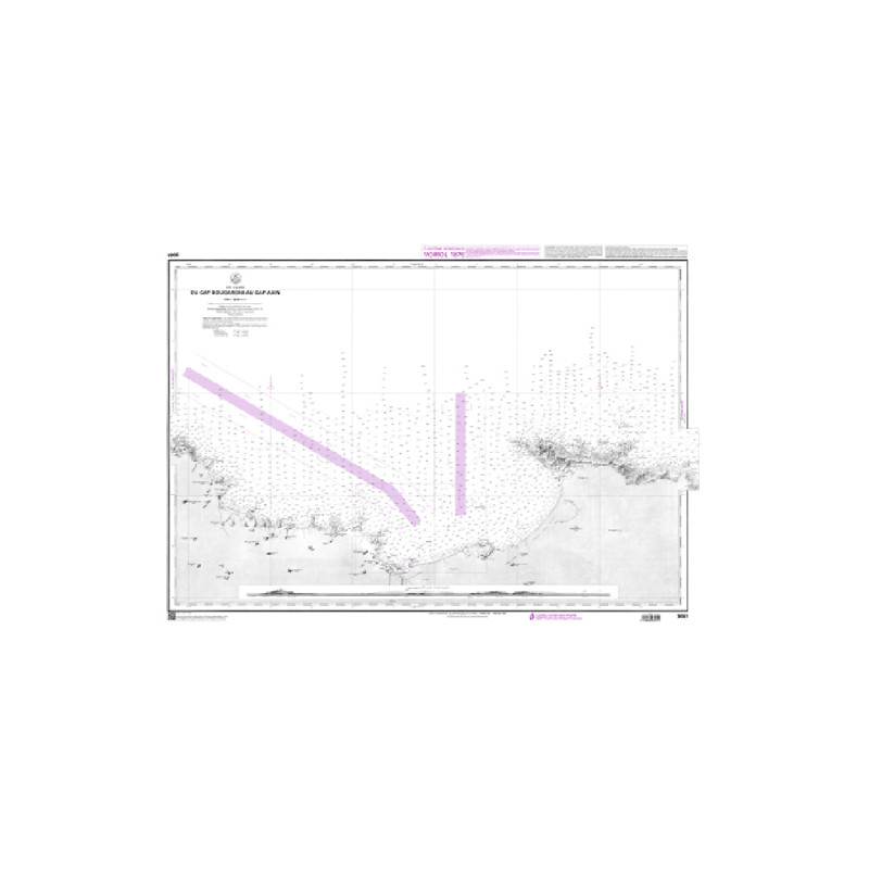 Shom C - 3061 - Du Cap Bougaroni au Cap Axin | Librairie Maritime Nautic Way
