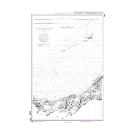 Shom C - 3424 - Du Cap Rose au Cap Nègre | Librairie Maritime Nautic Way