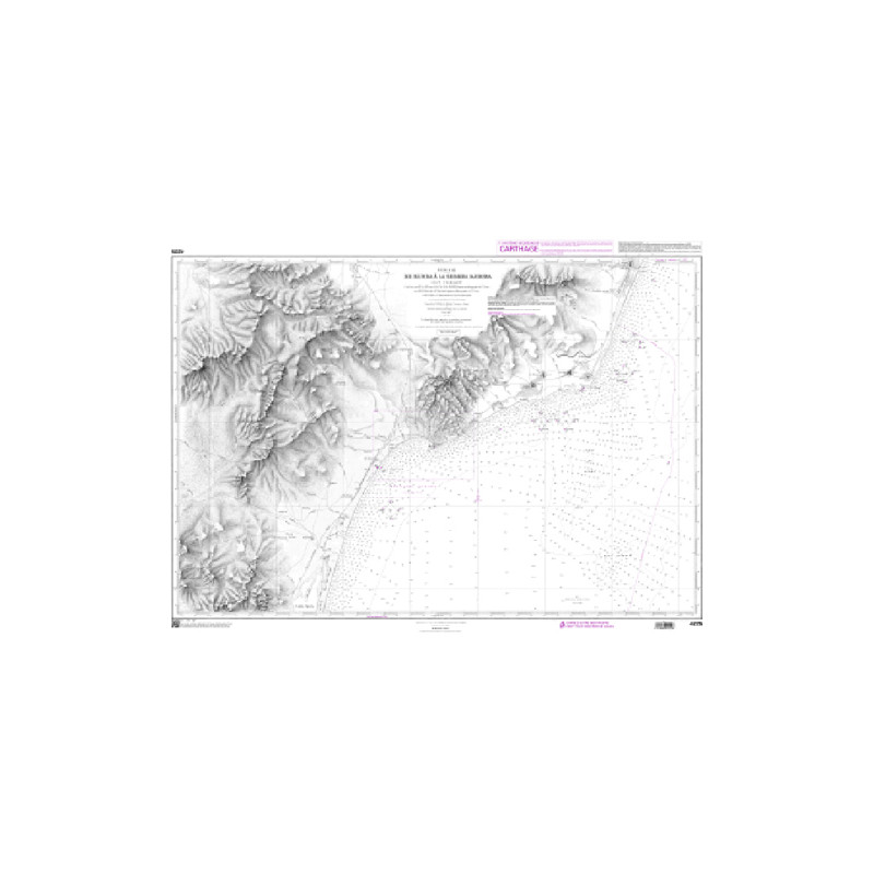 Shom C - 4225 - De Kurba à la Sebkha Djiriba (Golfe d'Hammamet) | Librairie Maritime Nautic Way