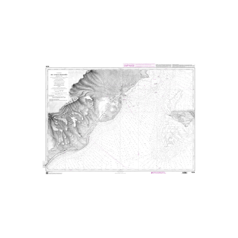 Shom C - 4228 - De Sfax à Mahares | Librairie Maritime Nautic Way