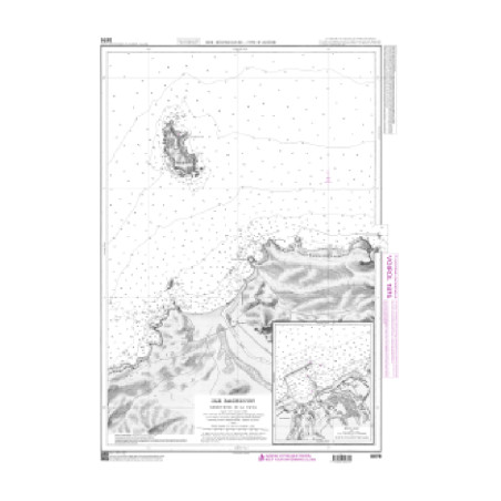 Shom C - 5876 - Ile Rachgoun - Embouchure de la Tafna | Librairie Maritime Nautic Way