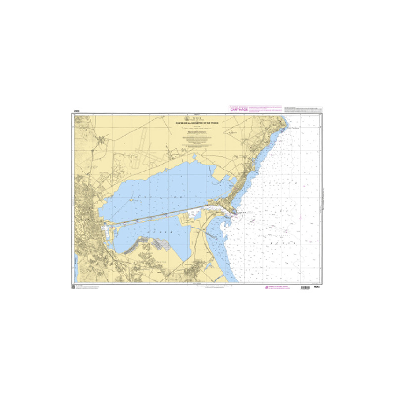Shom C - 6062 - Ports de la Goulette et de Tunis | Librairie Maritime Nautic Way