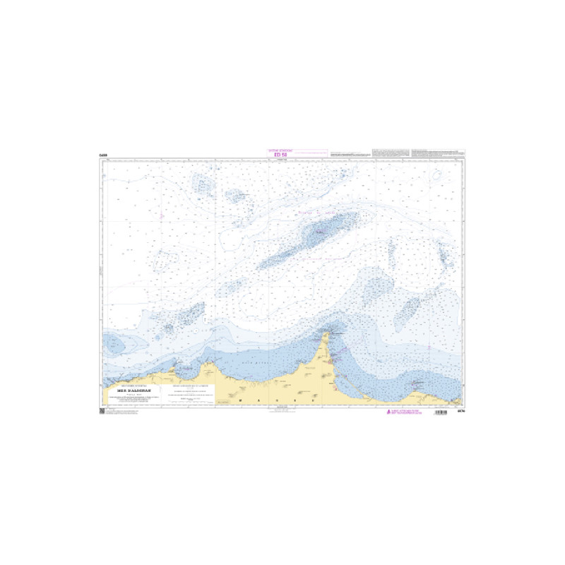 Shom C - 6570 - Mer d'Alboran, feuille Sud | Librairie Maritime Nautic Way