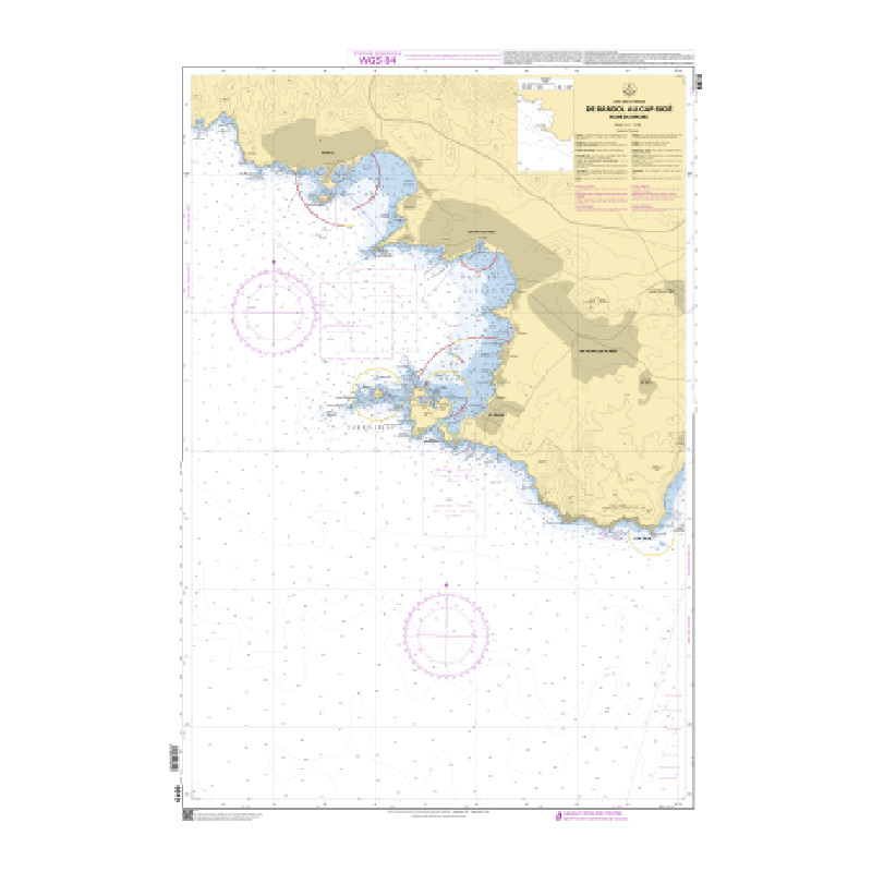 Shom C - 6610 - De Bandol au Cap Sicié, Rade du Brusc | Librairie Maritime Nautic Way