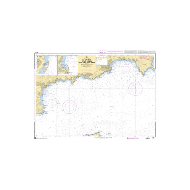 Shom C - 6616 - Du Cap Bénat au Cap Lardier - Rade de Bormes - Baie de Cavalaire | Librairie Maritime Nautic Way