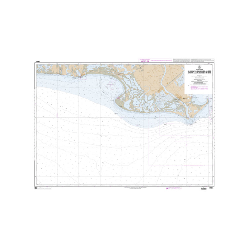 Shom C - 6693 - De Saintes-Maries-de-la-Mer à Port-Saint-Louis-du-Rhône  | Librairie Maritime Nautic Way