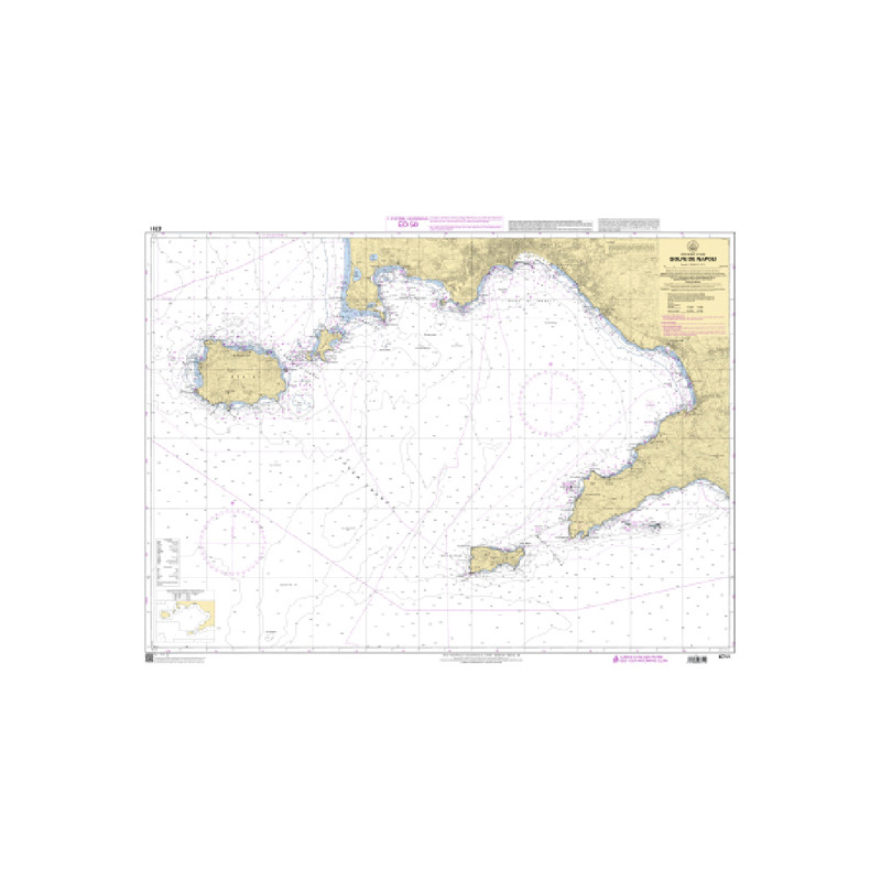 Shom C - 6711 - (fac-similé de la carte IT 127) - Golfe de Napoli | Librairie Maritime Nautic Way