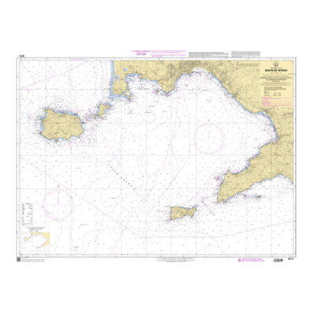 Shom C - 6711 - (fac-similé de la carte IT 127) - Golfe de Napoli | Librairie Maritime Nautic Way