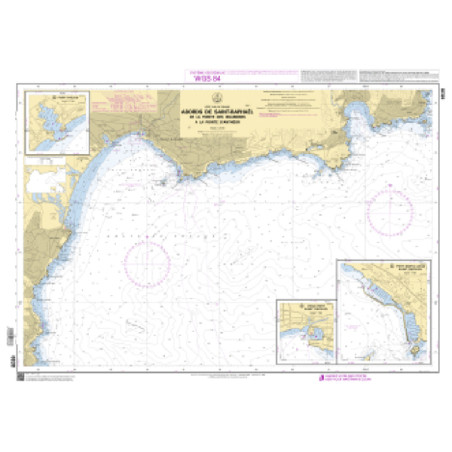 Shom C - 6838 - Abords de Saint-Raphaël - De la Pointe des Issambres à la Pointe d'Anthéor | Librairie Maritime Nautic Way