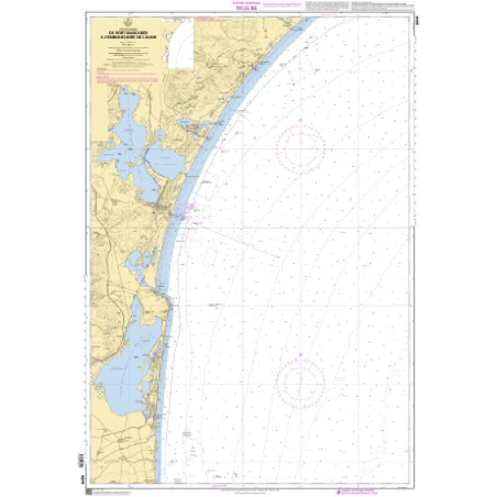 Shom C - 6844 - De Port-Barcarès à l'embouchure de l'Aude | Librairie Maritime Nautic Way