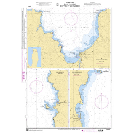 Shom C - 6850 - Saint-Florent,Centuri,Macinaggio | Librairie Maritime Nautic Way