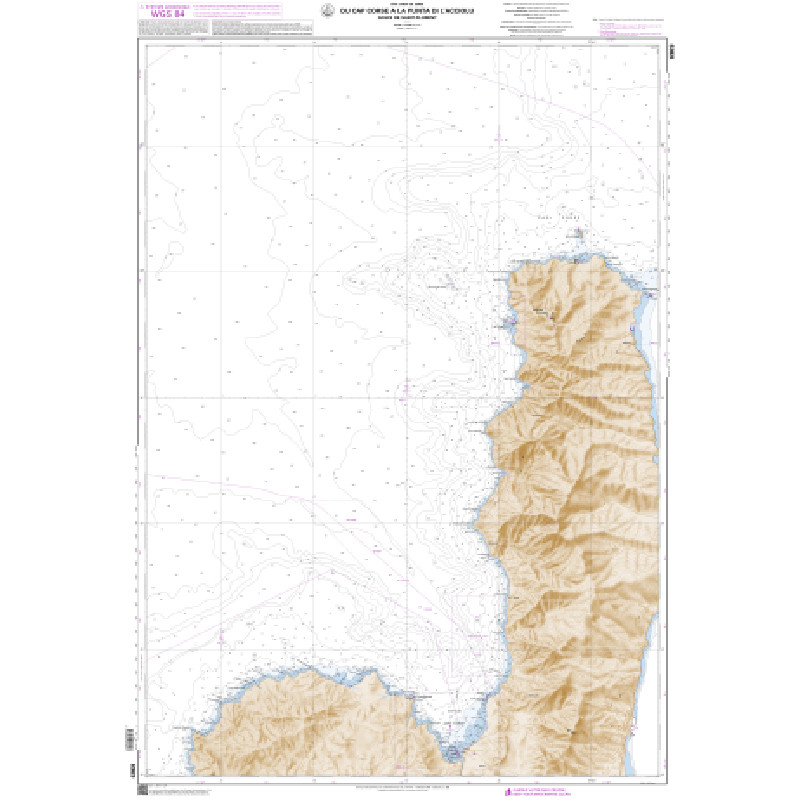 Shom C - 6969 - Du Cap Corse à la Punta di l'Acciolu - Golfe de Saint-Florent | Librairie Maritime Nautic Way