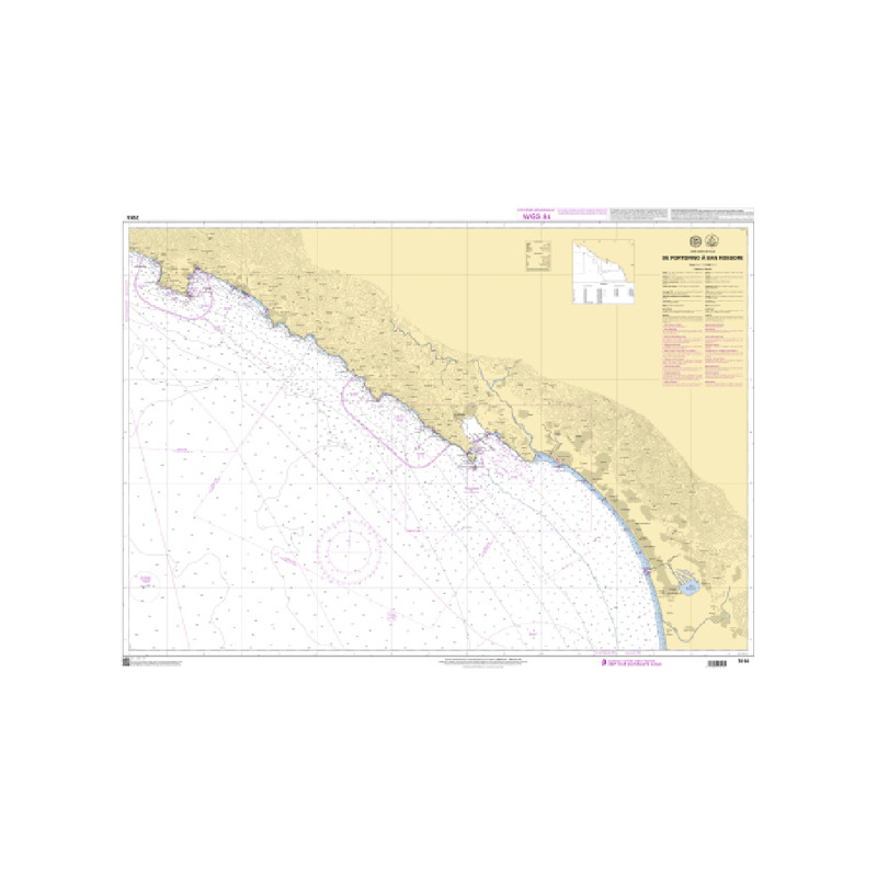 Shom C - 7018 - (fac-similé de la carte IT 3) - De Portofino à San Rossore | Librairie Maritime Nautic Way