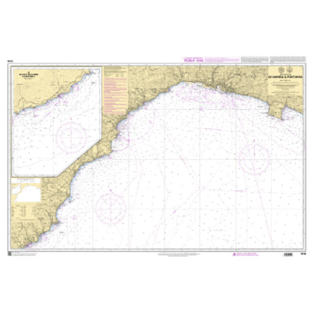Shom C - 7019 - (fac-similé de la carte IT 2 - réimpression juin 2005) - De Imperia à Portofino | Librairie Maritime Nautic Way