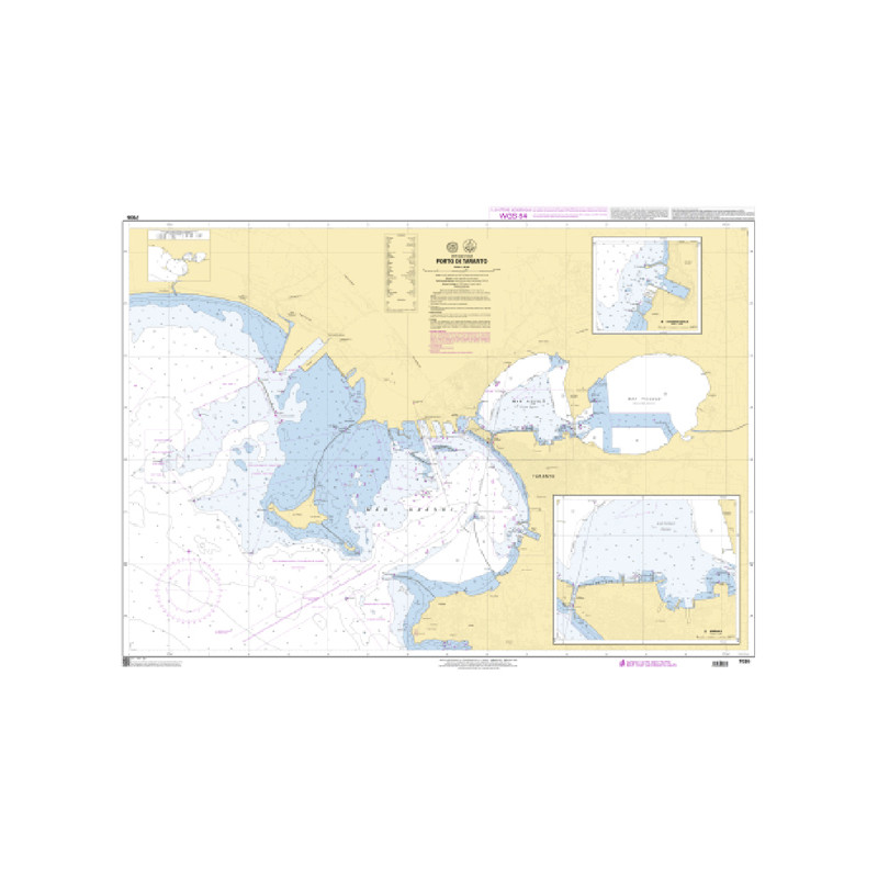 Shom C - 7036 - (fac-similé de la carte IT 148) - Porto di Taranto | Librairie Maritime Nautic Way