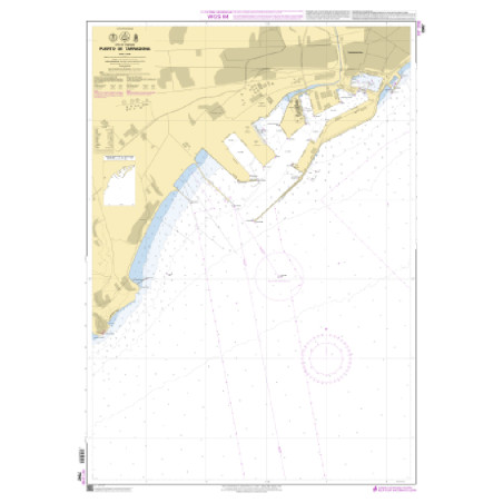 Shom C - 7047 - INT 3180 - (fac-similé de la carte ES 4871) - Puerto de Tarragona | Librairie Maritime Nautic Way