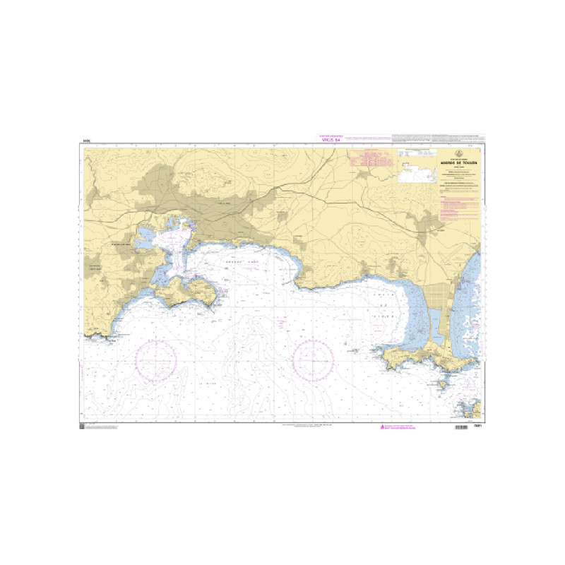 Shom C - 7091 - Abords de Toulon | Librairie Maritime Nautic Way
