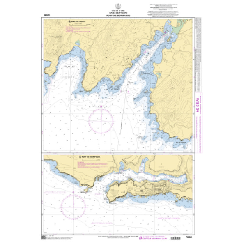 Shom C - 7096 - Baie de Figari - Port de Bonifacio | Librairie Maritime Nautic Way