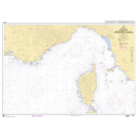 Shom C - 7204 - De Marseille à l'île d'Elbe (Isola d'Elba) et aux Bouches de Bonifacio | Librairie Maritime Nautic Way